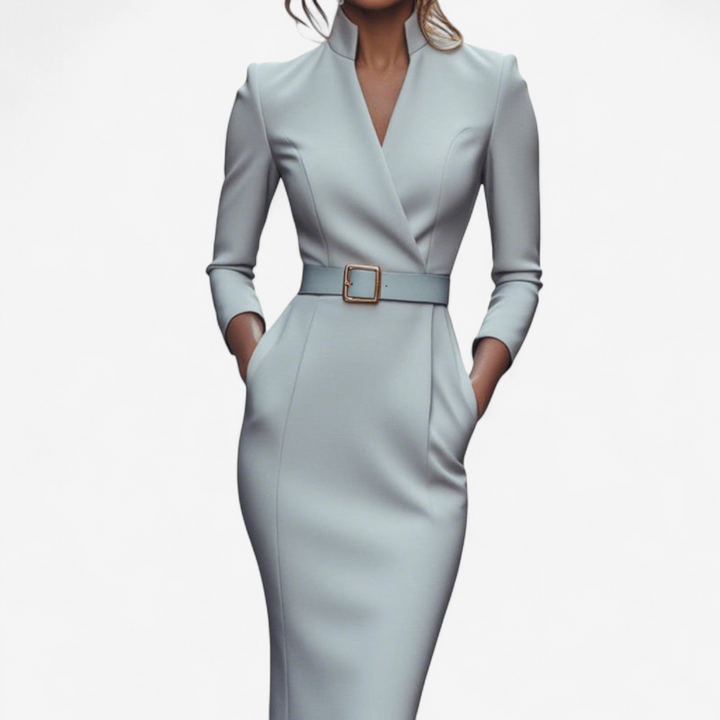 Miriam | Elegant Belted Dress