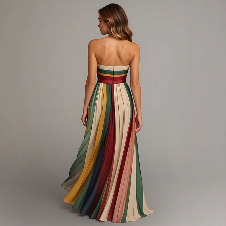 Fiorella™ | Sleeveless Colorful Dress