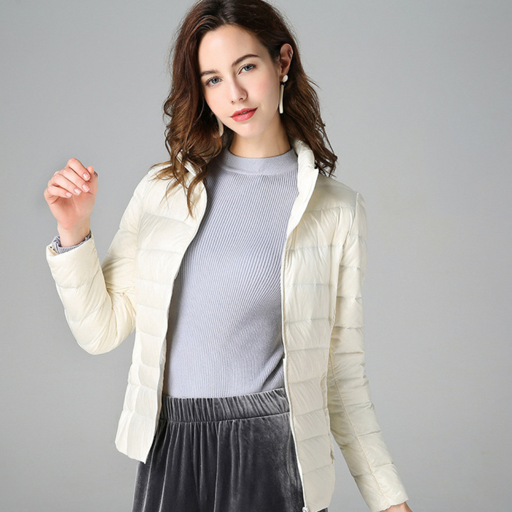 Amaris | Ultralight Jacket with White Duck Feathers