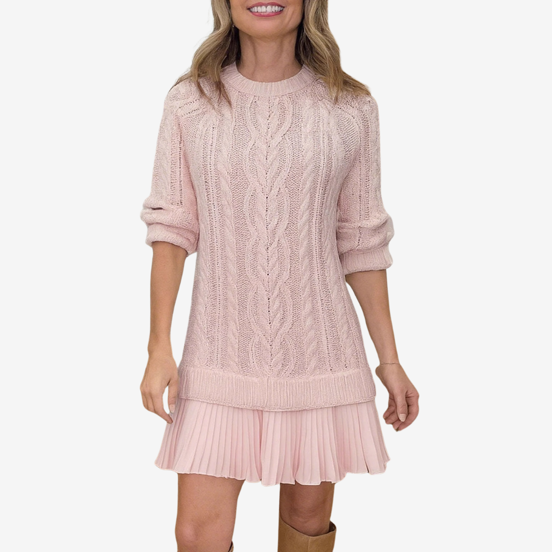Freya™ - Knitted sweater dress