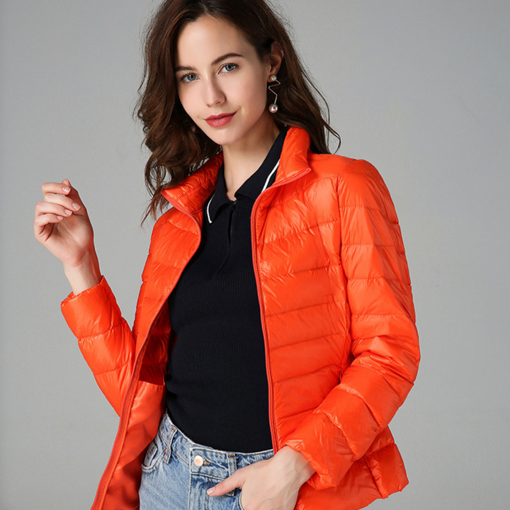 Amaris | Ultralight Jacket with White Duck Feathers