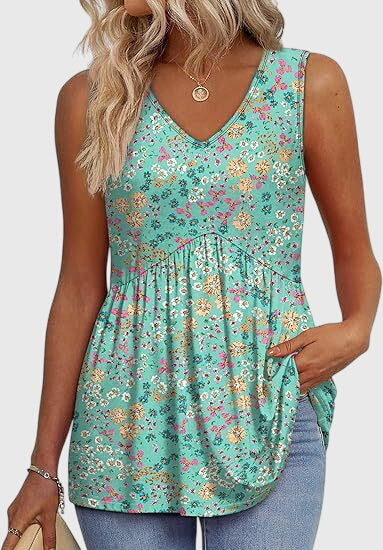 Arabella – Effortless Flowy Sleeveless Tank Top