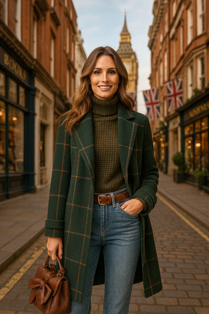 Cambridge Wool Check Coat