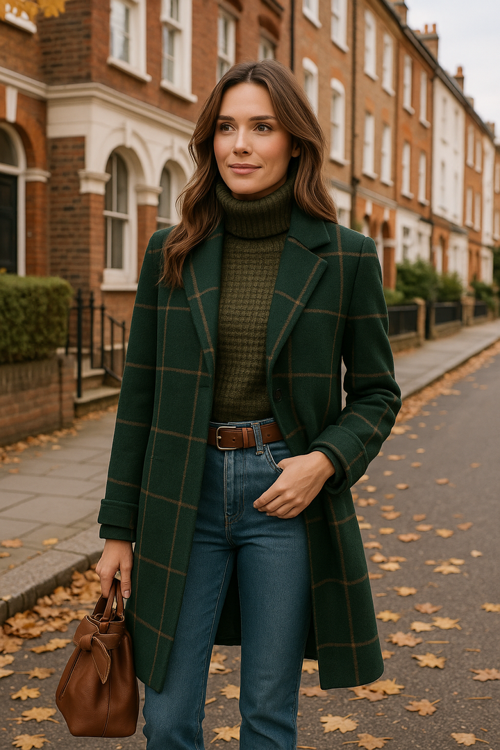 Cambridge Wool Check Coat