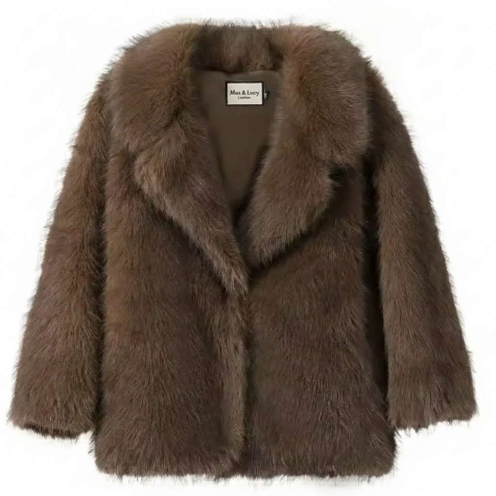Max & Lucy Winter Luxe Faux Fur Coat