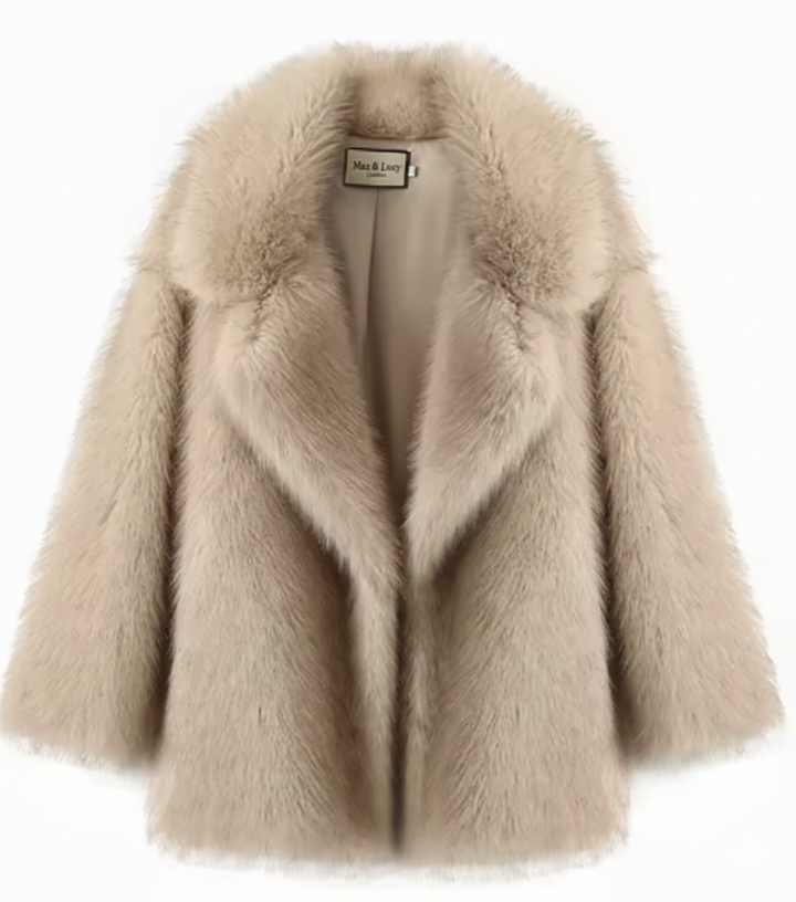 Max & Lucy Winter Luxe Faux Fur Coat