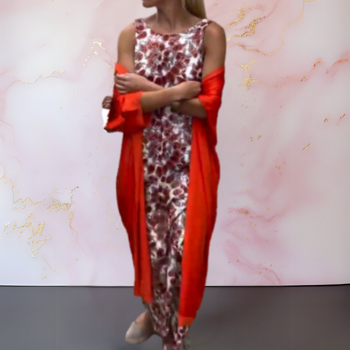 Melanie™ | Elegant Dress with Matching Vest