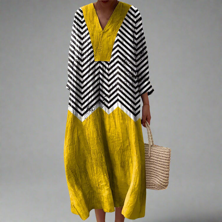 Carla | Elegant Geometric Dress