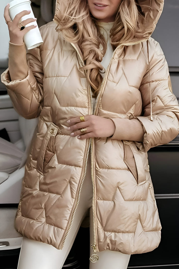 Lucy™ | Long Quilted Jacket